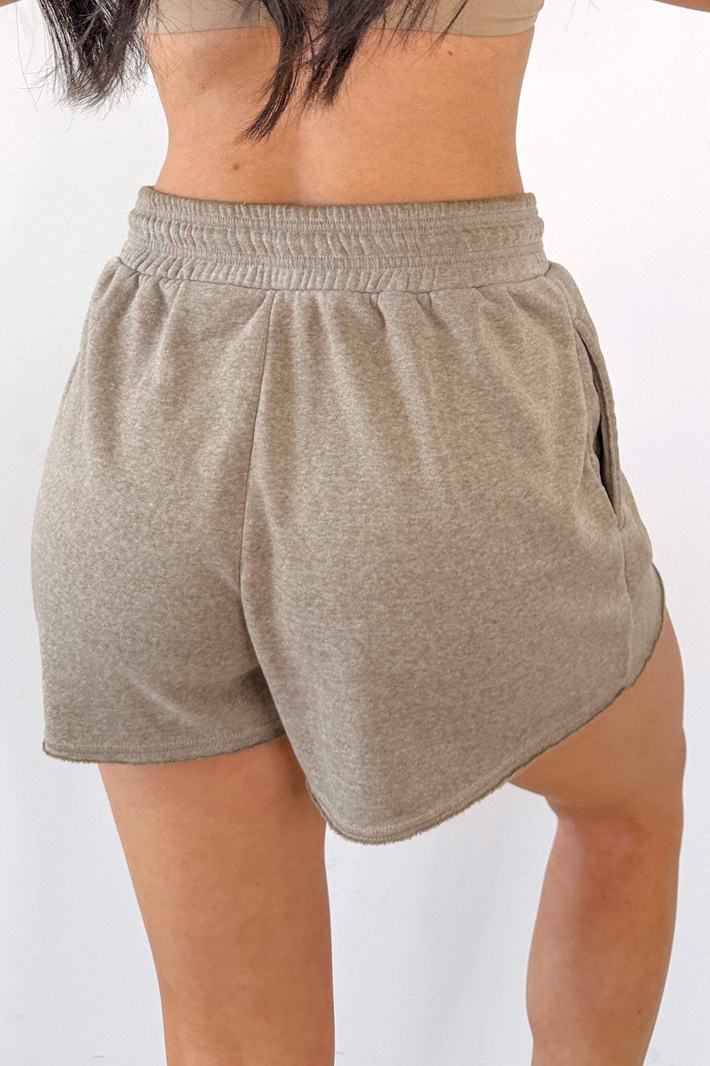 Run It Back Soft Knit Top And Shorts Set (Mocha) - NanaMacs