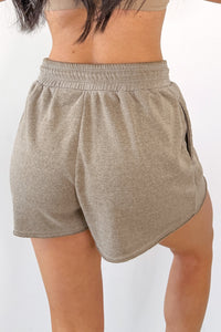 Run It Back Soft Knit Top And Shorts Set (Mocha) - NanaMacs