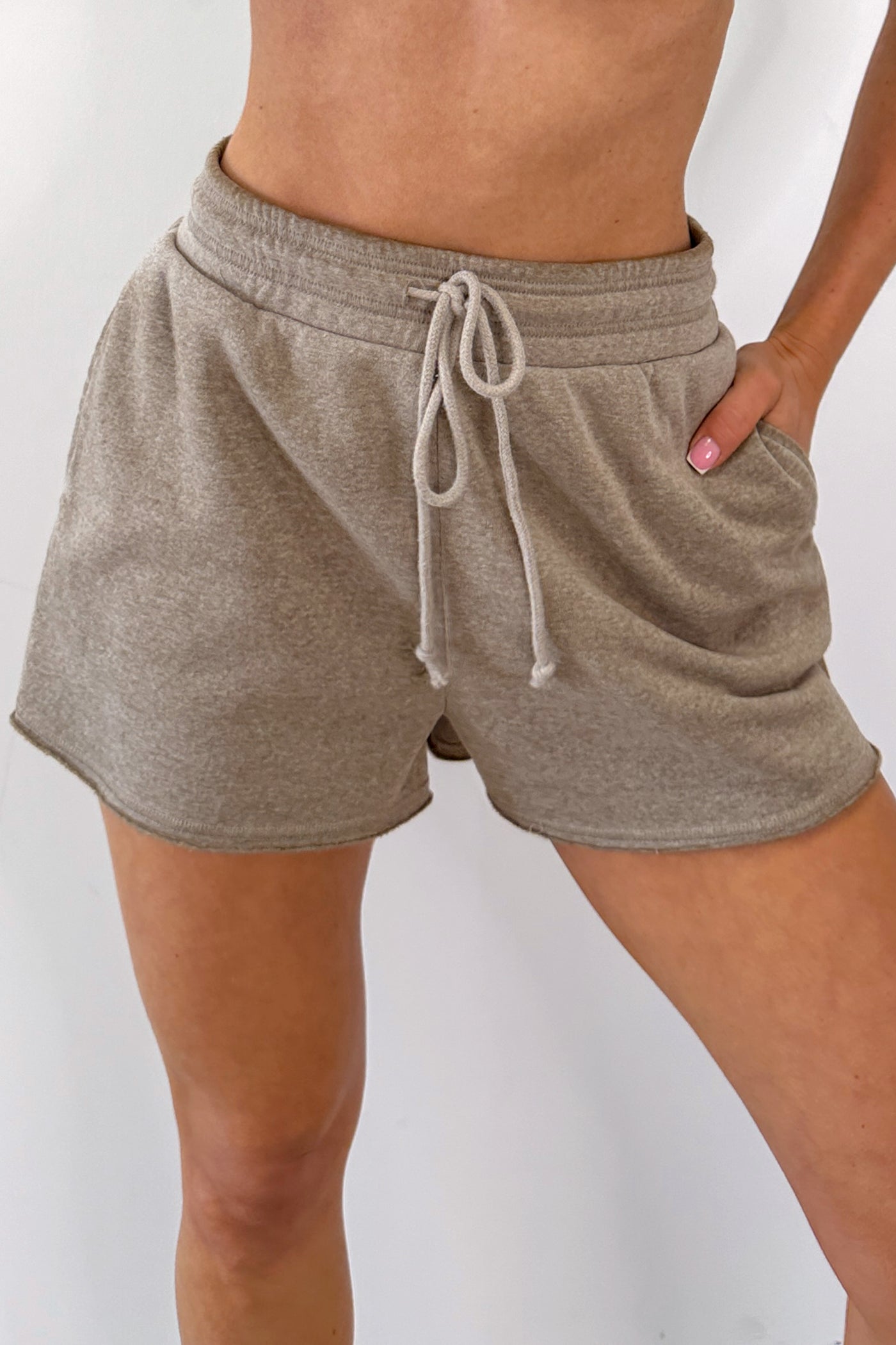 Run It Back Soft Knit Top And Shorts Set (Mocha) - NanaMacs