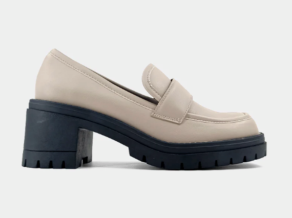 PREORDER Coffee Break Chunky Platform Loafers (Mink) - NanaMacs