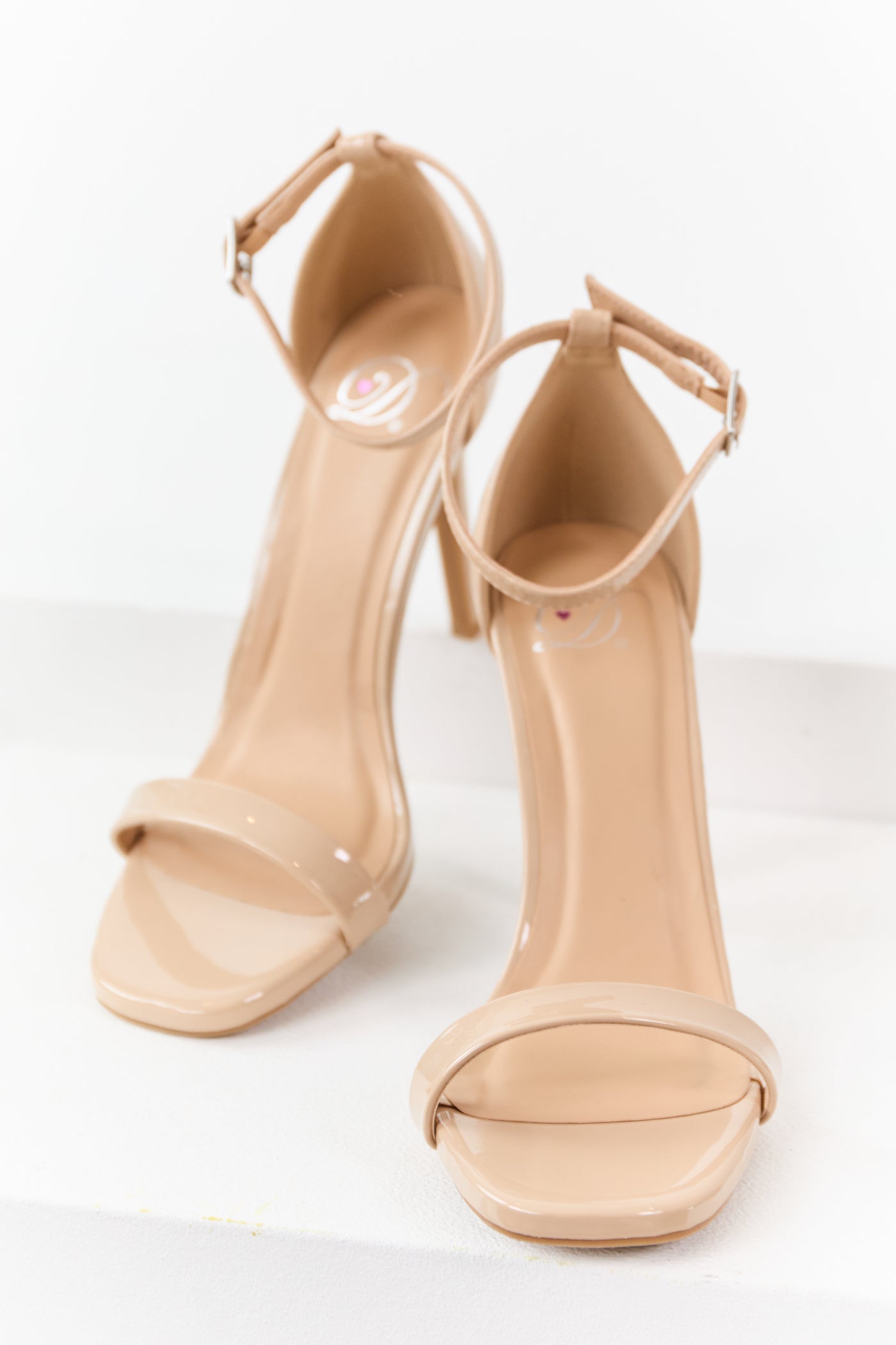 Taking Initiative Ankle Strap Stiletto Heels (Dark Beige) - NanaMacs