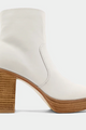 PREORDER Vernita Platform Booties (Bone) - NanaMacs