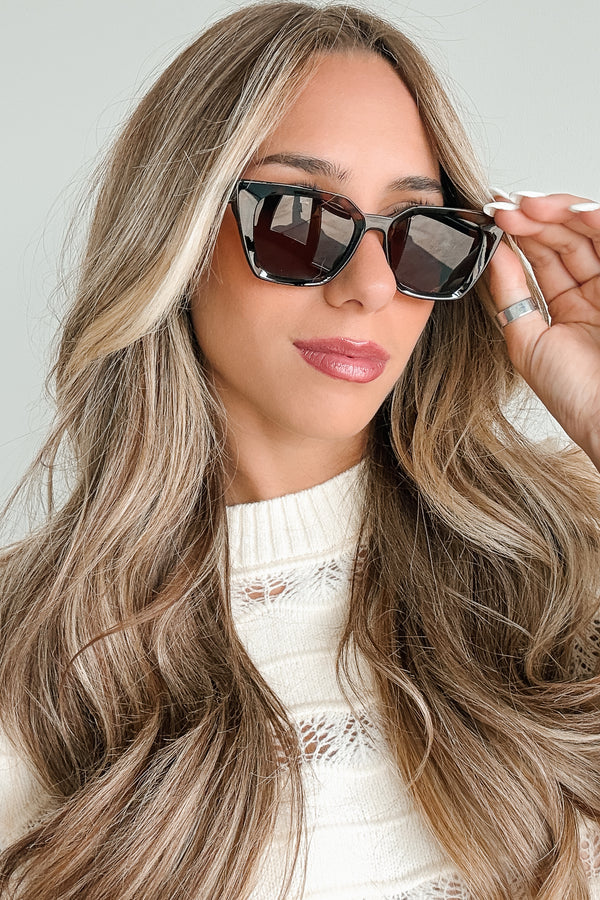 Errand Chic Squared Cat Eye Sunglasses (Multiple Color Options) - NanaMacs