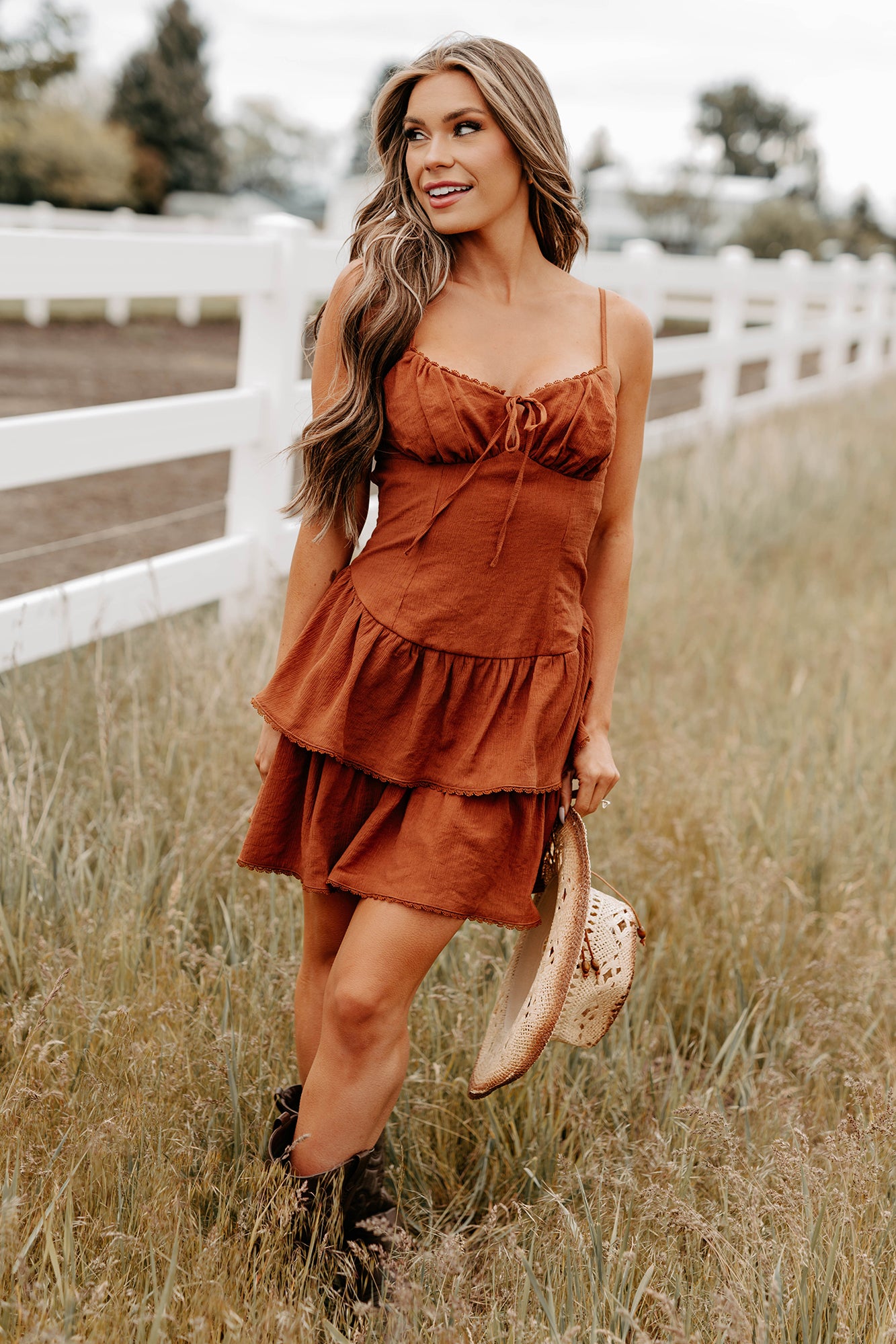 ruffle tier dress Elegant Layered Ruffle Mesh Dress For Women