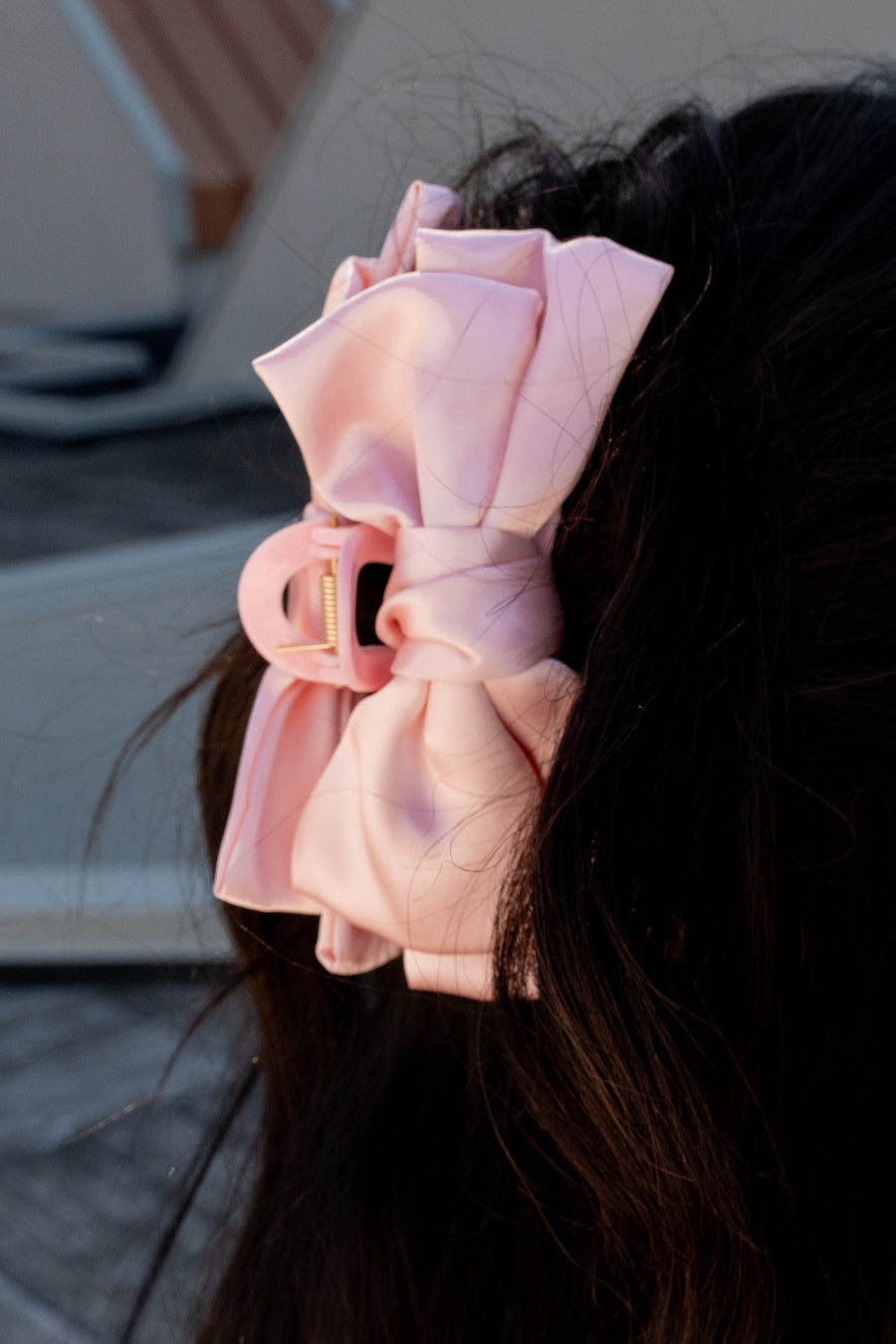 Bloom With Purpose Bow Claw Clip (Pink) - NanaMacs