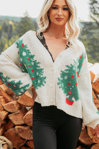 Merry & Mine Mello Christmas Tree Cardigan (Multi) - NanaMacs