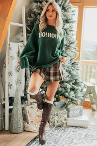 Festive Mood Mello Holiday Sweater (Green) - NanaMacs