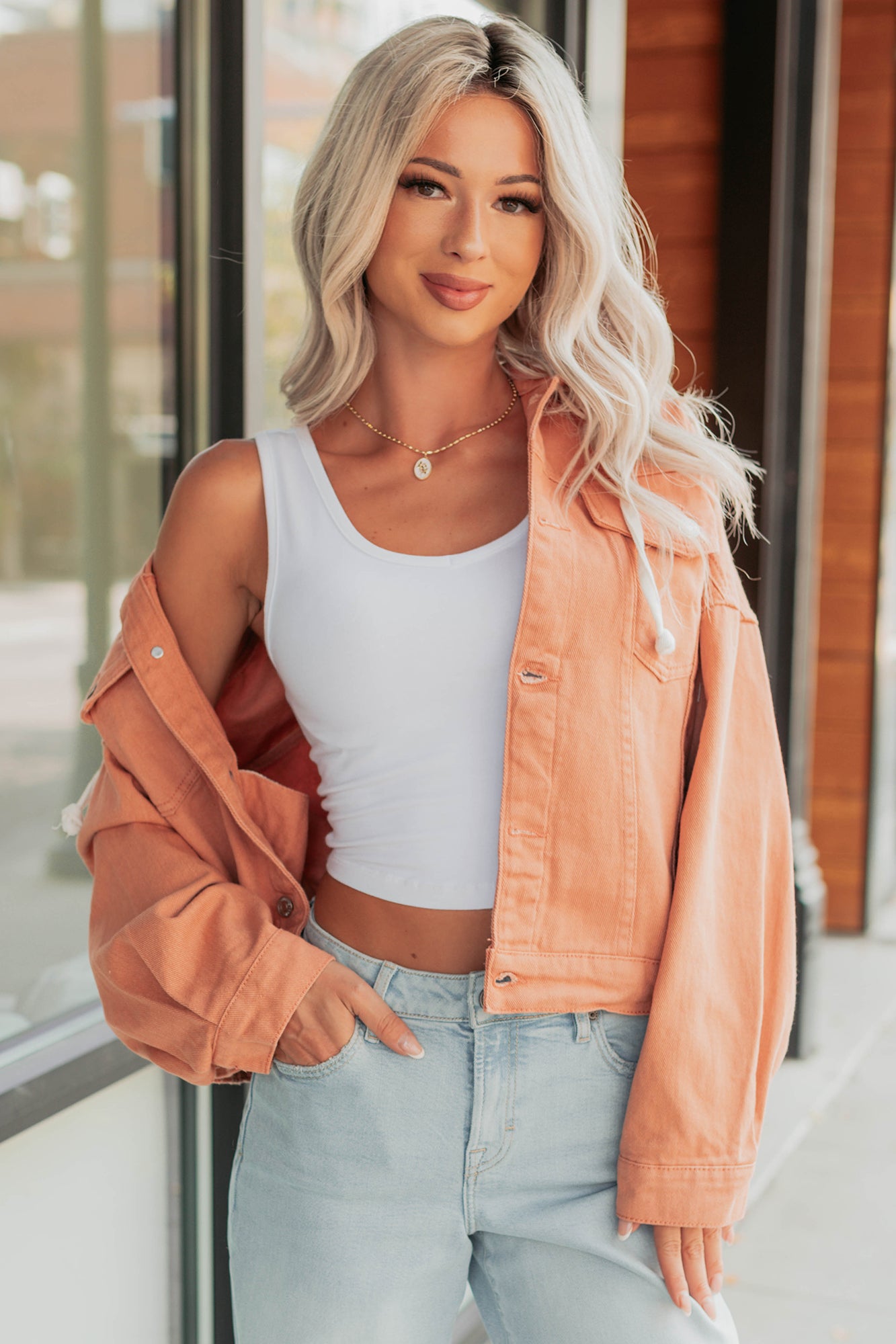 【Her lip to 】Everyday Denim Jacket XSIDE Standard Fit Men's Denim Jacket -S16878Z8-H45 - LC Waikiki