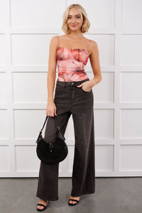 Bane High Rise Wide Leg Cello Jeans (Grey) - NanaMacs