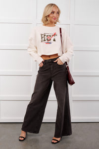 "Hot Speed Champion" Thermal Graphic Top (Ivory) - NanaMacs