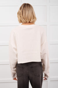 "Hot Speed Champion" Thermal Graphic Top (Ivory) - NanaMacs