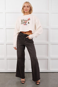 "Hot Speed Champion" Thermal Graphic Top (Ivory) - NanaMacs