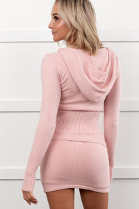 Soft Surround Two Piece Sweater Knit Set (Blush) - NanaMacs