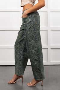 Boden Leopard Wide Leg ANWND Jeans (Denim) - NanaMacs