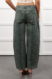 Boden Leopard Wide Leg ANWND Jeans (Denim) - NanaMacs