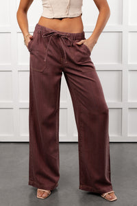 Cherry Lane Drawstring Wide Leg Pants (Matisse) - NanaMacs
