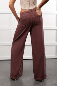 Cherry Lane Drawstring Wide Leg Pants (Matisse) - NanaMacs