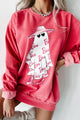 Girly Ghost Graphic Crewneck (Watermelon) - Print On Demand - NanaMacs