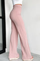 Work Talk High Waist Dress Pant (Dusty Pink) - NanaMacs