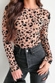 Wild At Heart Animal Print Mesh Bodysuit (Nude Leopard) - NanaMacs