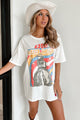 "The Wild West" Oversized Graphic Tee (Ivory) - NanaMacs