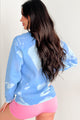 "Boujee Babe" Graphic Cloud Sweatshirt (Blue Bomba) - NanaMacs