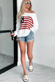 Avril High Rise Distressed Denim Shorts (Light Denim)