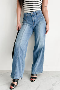 Ivana High Rise Wide Leg Almost Famous Jeans (Medium) - NanaMacs