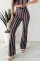 The Whole Shebang Striped Two Piece Set (Black) - NanaMacs