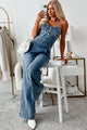 Savvy Style Denim Sweetheart Jumpsuit (Medium Wash) - NanaMacs