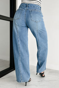 Ivana High Rise Wide Leg Almost Famous Jeans (Medium) - NanaMacs