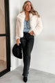 The Plush Life Faux Fur Jacket (Ivory) - NanaMacs