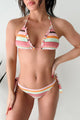 Towel Off Two Piece Striped Bikini (Multi) - NanaMacs