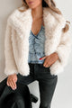 The Plush Life Faux Fur Jacket (Ivory) - NanaMacs