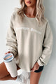 "Passenger Princess" Graphic Sweatshirt (Sand) - NanaMacs