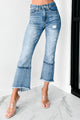 Lennon High Rise Tummy Control Kick Flare Special A Jeans (Dark) - NanaMacs