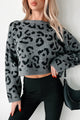 Always Fierce Leopard Print Sweater (Grey) - NanaMacs