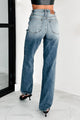 Peter Judy Blue High Rise Distressed Dad Jeans (Medium) - NanaMacs