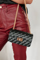 Wish You The Best Quilted Jelly Mini Purse (Black) - NanaMacs