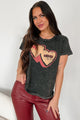 "Love Me" Mineral Wash Graphic Top (Charcoal) - NanaMacs