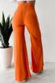 Boundless Ambition High Waist Pants (Orange) - NanaMacs