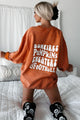 All Things Fall Double-Sided Corded Graphic Crewneck (Burnout Orange) - Print On Demand - NanaMacs