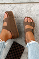 Free Spirited Soul Platform Sandals (Tan Nubuck) - NanaMacs