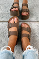 Free Spirited Soul Platform Sandals (Tan Nubuck) - NanaMacs