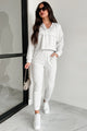 Cool As A Cucumber Hoodie & Sweatpants Set (Ivory Marl) - NanaMacs