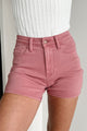 Luanne High Rise Judy Blue Denim Shorts (Rose) - NanaMacs