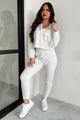 Cool As A Cucumber Hoodie & Sweatpants Set (Ivory Marl) - NanaMacs