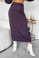 Cozy In Colorado Sweater Knit Two-Piece Set (Dark Plum)