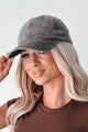 Ballpark Babe Vintage Wash Zenana Baseball Cap (Brown) - NanaMacs