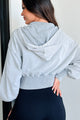 Pretty Chill Mineral Wash Zip-Up Hoodie (Grey) - NanaMacs